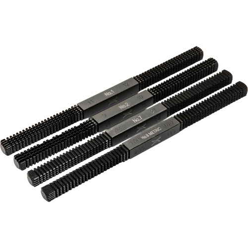 4-Piece Thread Restoring File Set, Square, 9" WestPier