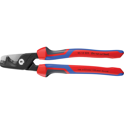 StepCut&reg; XL Cable Shears with KNIPEXTEND Handle, 9" WestPier
