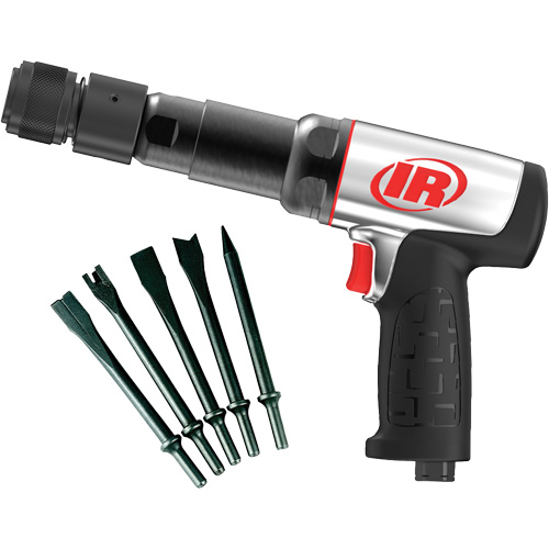 Marteau pneumatique robuste avec burins, 21,8 pi³/min, 1/4" NPT, 2600 coups/min, 3/4" x 3-3/4" (19,05 mm x 95,25 mm) WestPier