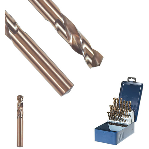 SST+ Wire Gauge Sized Drill Bit, #1, High Speed Steel, 1-1/8" Flute, 135° Point WestPier