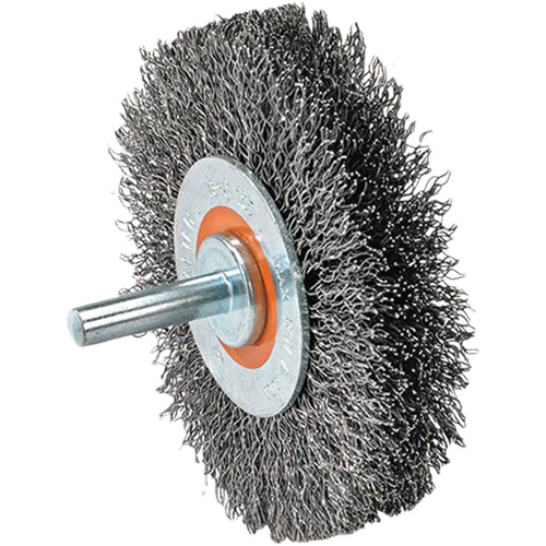 Mounted Wire Brush, 5/8" Arbor WestPier