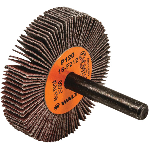 Flap Wheels-Coolcut Flap Wheels, Aluminum Oxide, 120 Grit, 2" x 3/8" x 1/4" WestPier