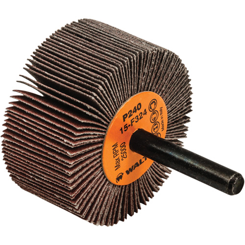 Flap Wheels-Coolcut Flap Wheels, Aluminum Oxide, 240 Grit, 2" x 1" x 1/4" WestPier