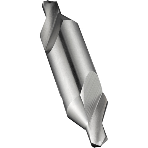 Bright Finish Combined Drill & Countersink, #3, 7/64" Small Diameter, 1/4" Large Diameter, High Speed Cobalt WestPier