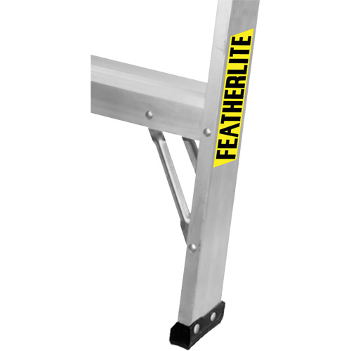Industrial-Duty Sawhorse, 2' H x 31.9375" W x 23.50" D, 300 lbs. Capacity, Aluminum WestPier