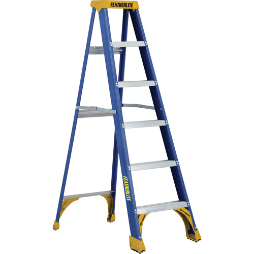 Industrial Duty Stepladders (6300 Series), 6', Fibreglass, 250 lbs. Capacity, Type 1 WestPier