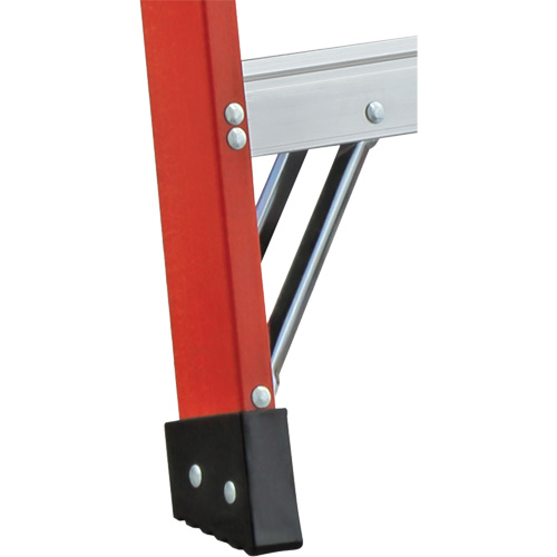 6600 AA Series Industrial Extra Heavy-Duty 2-Way Stepladders, Fibreglass, 375 lbs. Capacity, 4' WestPier
