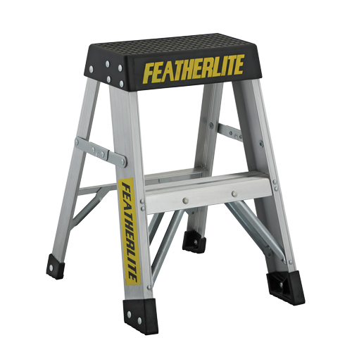 Industrial Extra Heavy-Duty Step Stool/Ladders, 2', Aluminum, 300 lbs. Capacity, Type 1A WestPier