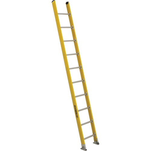 Industrial Extra Heavy-Duty Straight Ladders (5600 Series), 10', Fibreglass, 375 lbs., CSA Grade 1AA WestPier