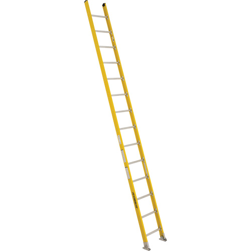 Industrial Extra Heavy-Duty Straight Ladders (5600 Series), 14', Fibreglass, 375 lbs., CSA Grade 1AA WestPier
