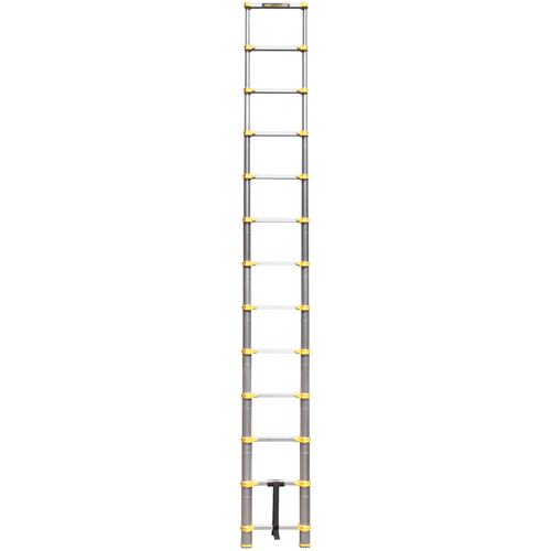 Telescopic Ladder, 3' - 12', Aluminum, 250 lbs. Capacity, Type 1 WestPier