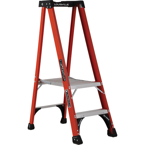 Industrial Extra Heavy-Duty Pro Platform Stepladders (FXP1800 Series), 2', 375 lbs. Cap. WestPier