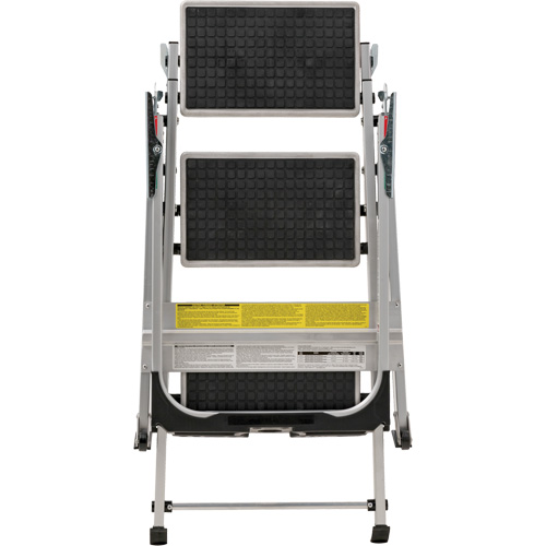 Tilt & Roll Step Stool Ladder, 3 Steps, 34" x 22" x 50.75" High WestPier