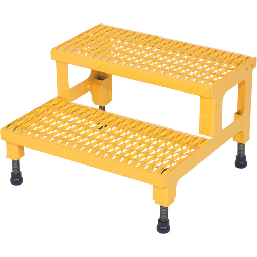 Adjustable Step-Mate Stand, 2 Step(s), 23-13/16" W x 22-7/8" L x 15-1/4" H, 500 lbs. Capacity WestPier