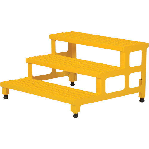 Adjustable Step-Mate Stand, 3 Step(s), 36-3/16" W x 33-7/8" L x 22-1/4" H, 500 lbs. Capacity WestPier