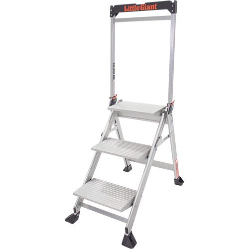 Jumbo Step Ladder, 2.2', Aluminum, 375 lbs. Capacity, Type 1AA WestPier