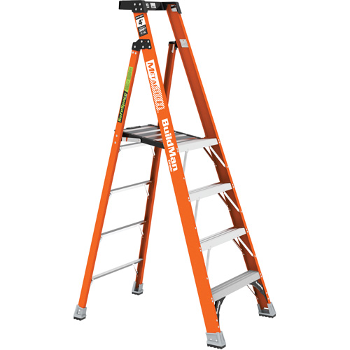 Safespace Platform Step Ladder, 4', 300 lbs. Cap. WestPier
