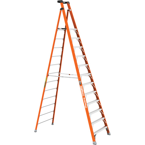 Safespace Platform Step Ladder, 12', 300 lbs. Cap. WestPier