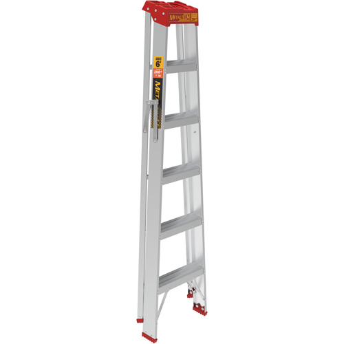 Step Ladder, 6', Aluminum, 200 lbs. Capacity, Type 3 WestPier