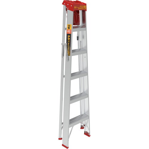 Step Ladder with Paint Tray, 6', Aluminum, 200 lbs. Capacity, Type 3 WestPier