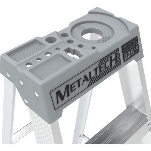 Step Ladder with Paint Tray, 8', Aluminum, 225 lbs. Capacity, Type 2 WestPier