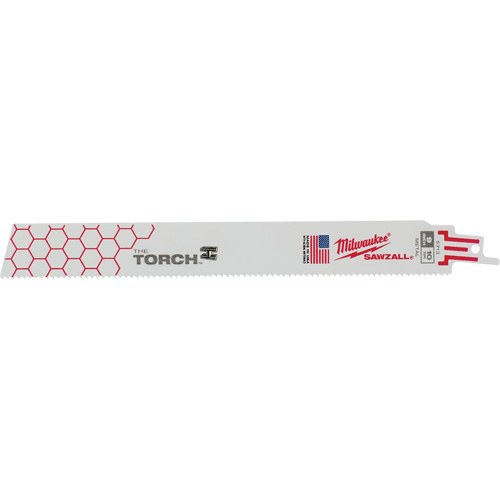 The Torch Sawzall&reg; Blades, Bi-Metal, 10 TPI, 9" L x 1" W WestPier