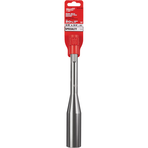 Marteau pour tige de mise &agrave; la terre SDS-Max, Embout 3/4"/5/8", Prise 3/4", Longueur 10" WestPier