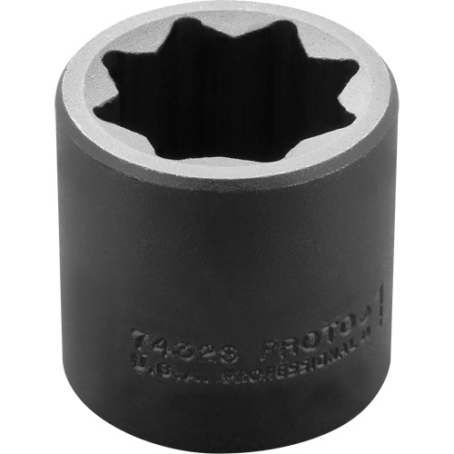 Socket, Impact, 1", 1/2" Drive, 18 Points WestPier