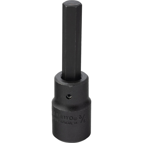 Socket Bit, Hex, 3/8" x 3-1/4" L, 1/2" Drive WestPier
