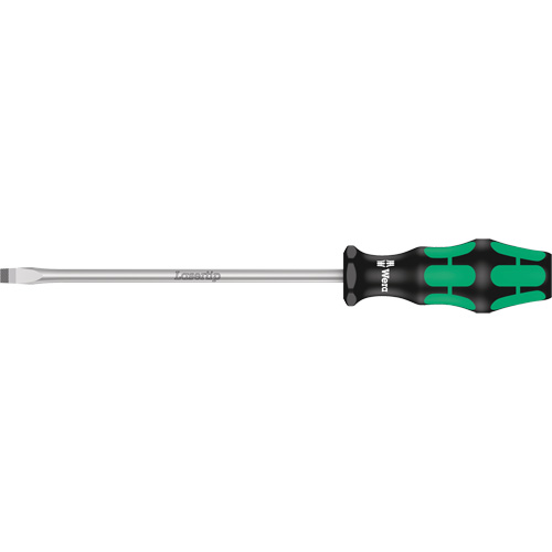 Tapered Slotted Screwdriver, 5/16" Tip, Round, 11-1/8" L, Plastic Handle WestPier