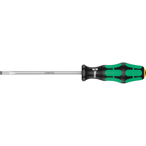 Slotted Screwdriver, 5.5 mm Tip, Round, 8-25/32" L, Plastic Handle WestPier