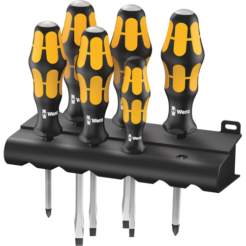 Series 900 Screwdriver set Chiseldriver & Rack, 6 Pcs. WestPier