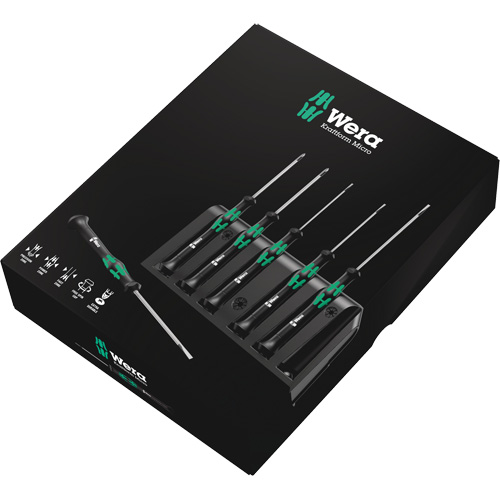 Micro Series Screwdriver Set with Rack, 6 Pcs. WestPier