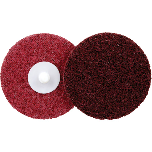 Disque de conditionnement de surface &agrave; remplacement rapide Standard Abrasives, 3" dia., Grain Moyen, Oxyde d'aluminium WestPier