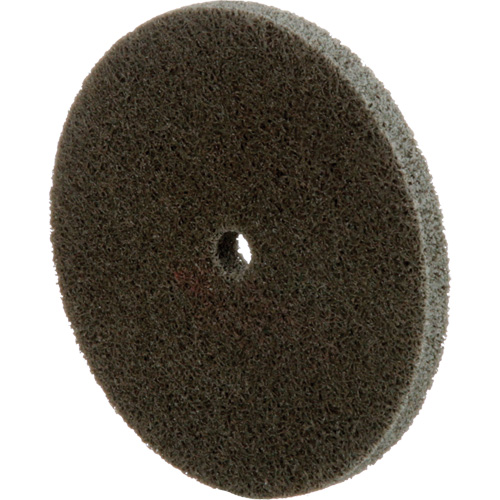 Standard Abrasives Unitized Wheel, 3" x 1/4", 1/4" Arbor, Fine Grit, Aluminum Oxide WestPier