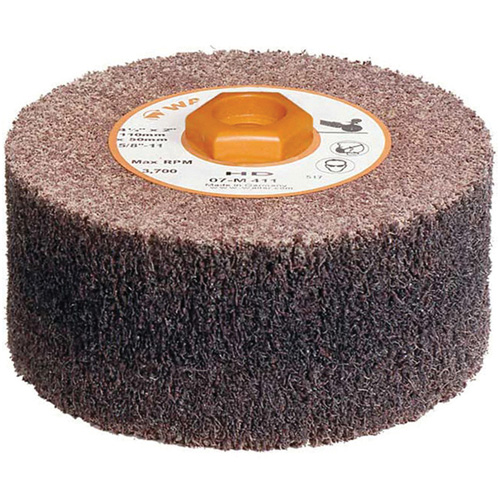 Blendex High Density Drum, 4-1/2" Dia. x 2" W, 5/8"-11 Arbor, HD Grit WestPier