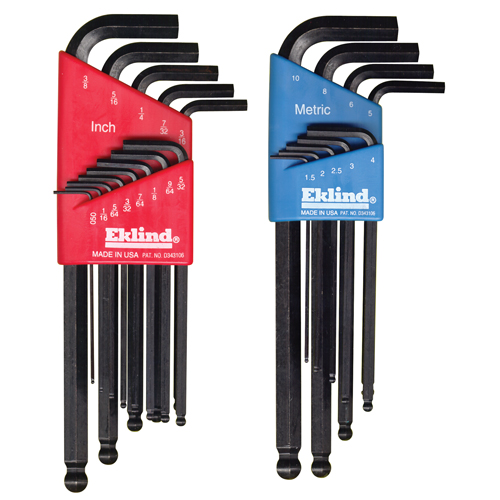 Balldrive Hex Key, Hex End, 5/16" x 6" L, L Shape WestPier