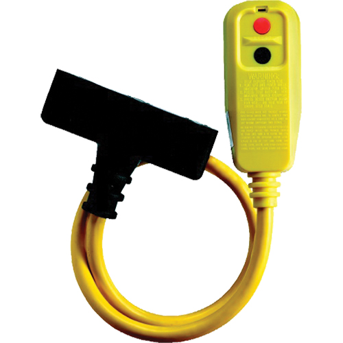 GFCI Protected Tri-Cords, 120 V, 15 A, 2' Cord WestPier