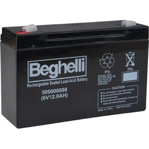 Sealed Lead Acid Batteries, 6 V, 12 Ah WestPier