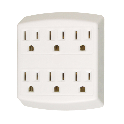 Adaptors, 6 Outlet(s), 15 Amps, 1875 W, 125 WestPier