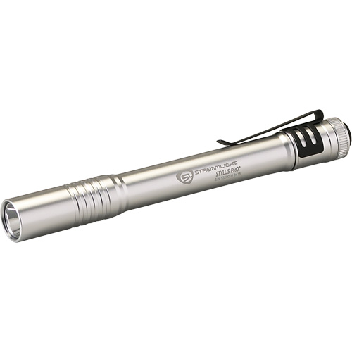 Stylus Pro&reg; Pen Light, LED, 100 Lumens, Aluminum Body, AAA Batteries, Included WestPier