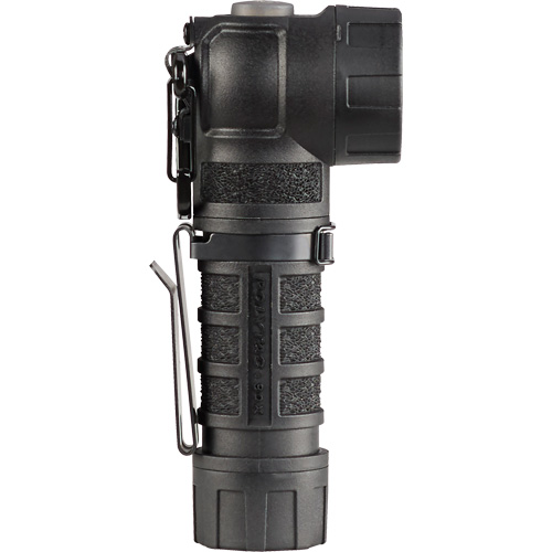 PolyTac&reg; 90 X Right Angle Flashlight, LED, CR123A Batteries, Polymer WestPier