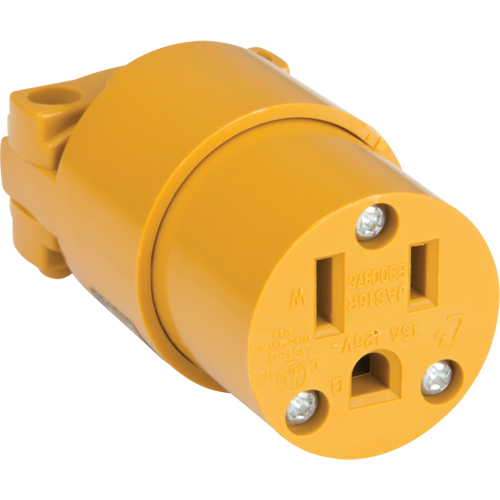PVC Grounding Connector, 5-15R, Plastic WestPier