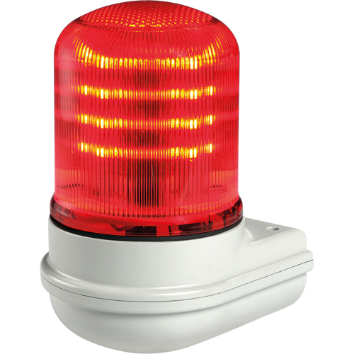 Streamline&reg; Modular Multifunctional LED Beacons, Continuous/Flashing/Rotating, Red WestPier