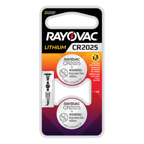 CR2025 Lithium Coin Cell Batteries, 3 V WestPier