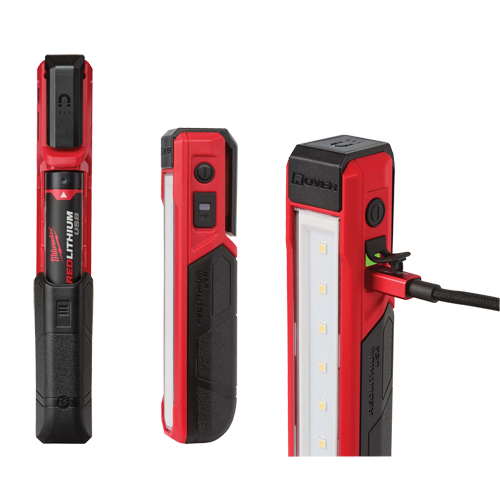 Projecteur de poche USB Rover, DEL, 445 lumens, 2 hres de fonctionnement, Bloc-pile Rechargeable, Plastique WestPier