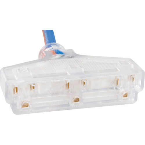 Cordon rallonge en caoutchouc TPE avec indicateur lumineux, Toutes saisons, SJEOW, AWG 12/3, 15 A, 3 prise(s), 50' WestPier