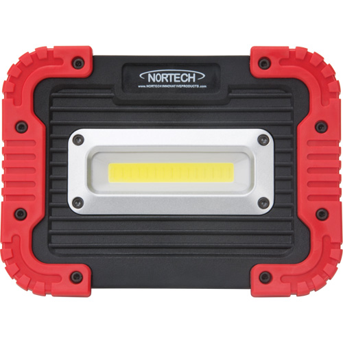 Portable Work Light, LED, 10 W, 1000 Lumens, Plastic Housing WestPier