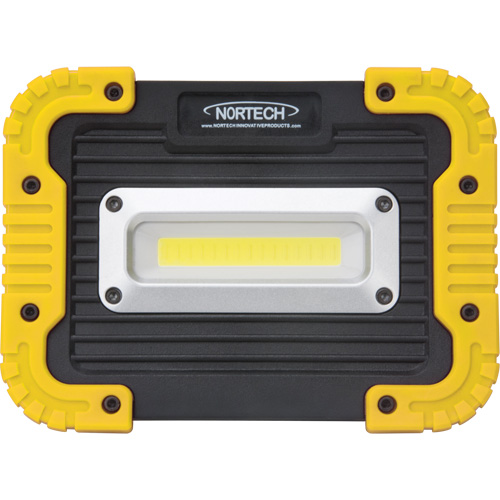Portable Work Light, LED, 10 W, 1000 Lumens, Plastic Housing WestPier