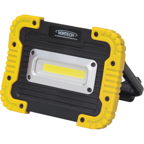 Portable Work Light, LED, 10 W, 1000 Lumens, Plastic Housing WestPier